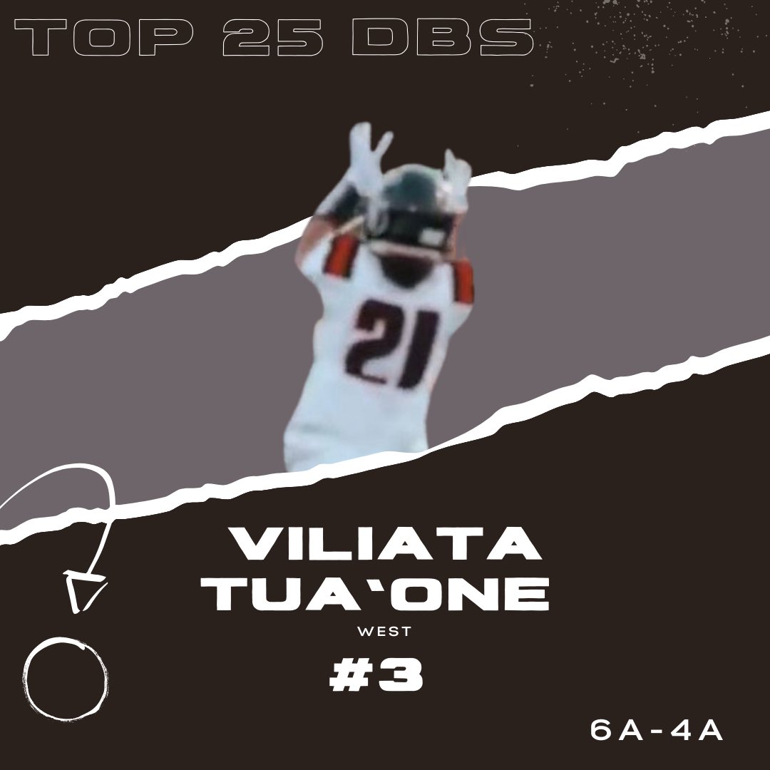 jeff_tuckett's tweet photo. NEXT UP 🏆

NUMBER 3: @VTuaone out of @PantherWest https://t.co/TZhKT4KgI7