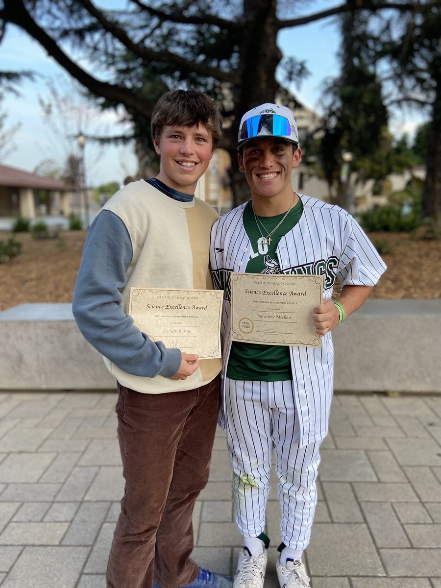 #StudentAthlete Got to Contribute in a great team win against Los Gatos and picked up a science award right after! <a href="/Paly_Baseball/">Palo Alto Vikings Baseball</a> <a href="/C2Sofficial/">Confidence2Succeed</a> <a href="/CaliWarriors/">California Warriors</a>