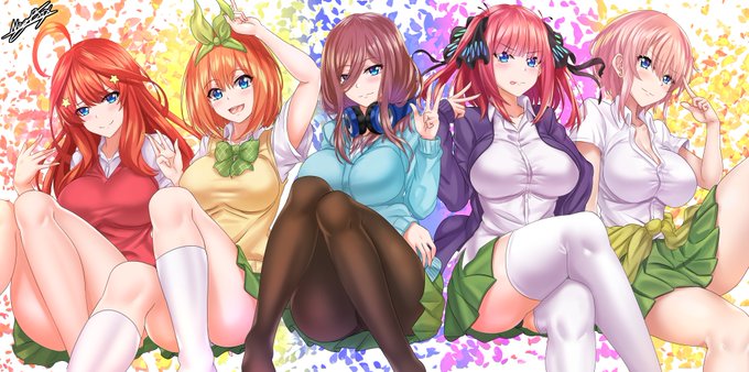 3年前のですけどせっかくなので

#五等分の花嫁 
#四葉の日 