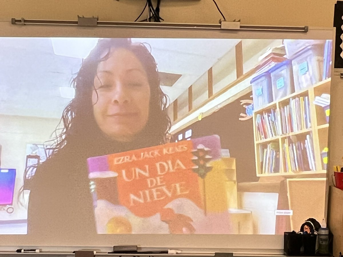 Spanish read aloud for our ELA Kindergarten AM class today to Celebrate our Multilingual Book’Day <a href="/SorrickNPD117/">Sorrick Elementary</a> <a href="/NorthPalosSD117/">North Palos SD117</a> 
<a href="/SorrickNPD117/">Sorrick Elementary</a>
#SorrickCelebratesDiversity