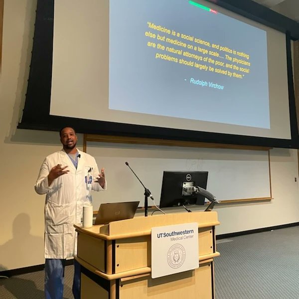 Physicians are the natural attorneys of the poor and the social problems should largely be solved by them... This is one of my favorite quotes. It perfectly encapsulates how I feel about my job. Got to share my experiences with racial profiling and overpolicing as part of our 1/3