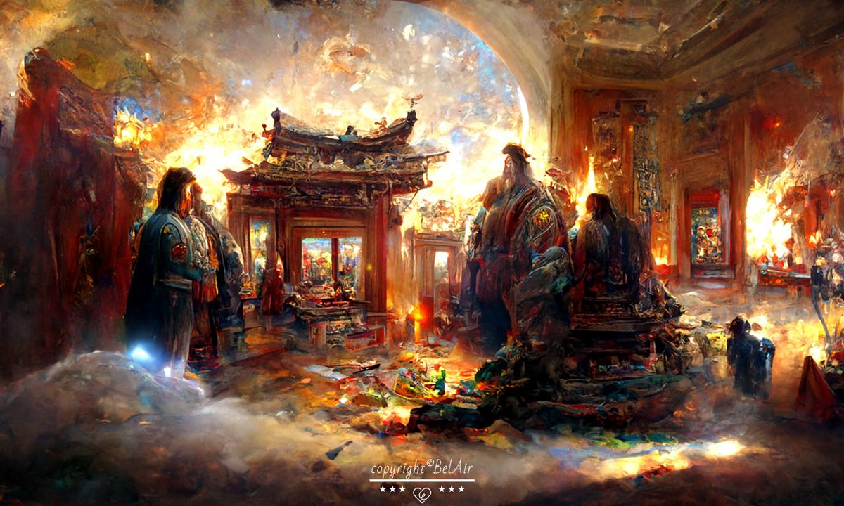 G30765921's tweet photo. #discodiffusion
The Three-Body Problem：King Zhou said to use civil fire https://t.co/IyeRrOzhTp