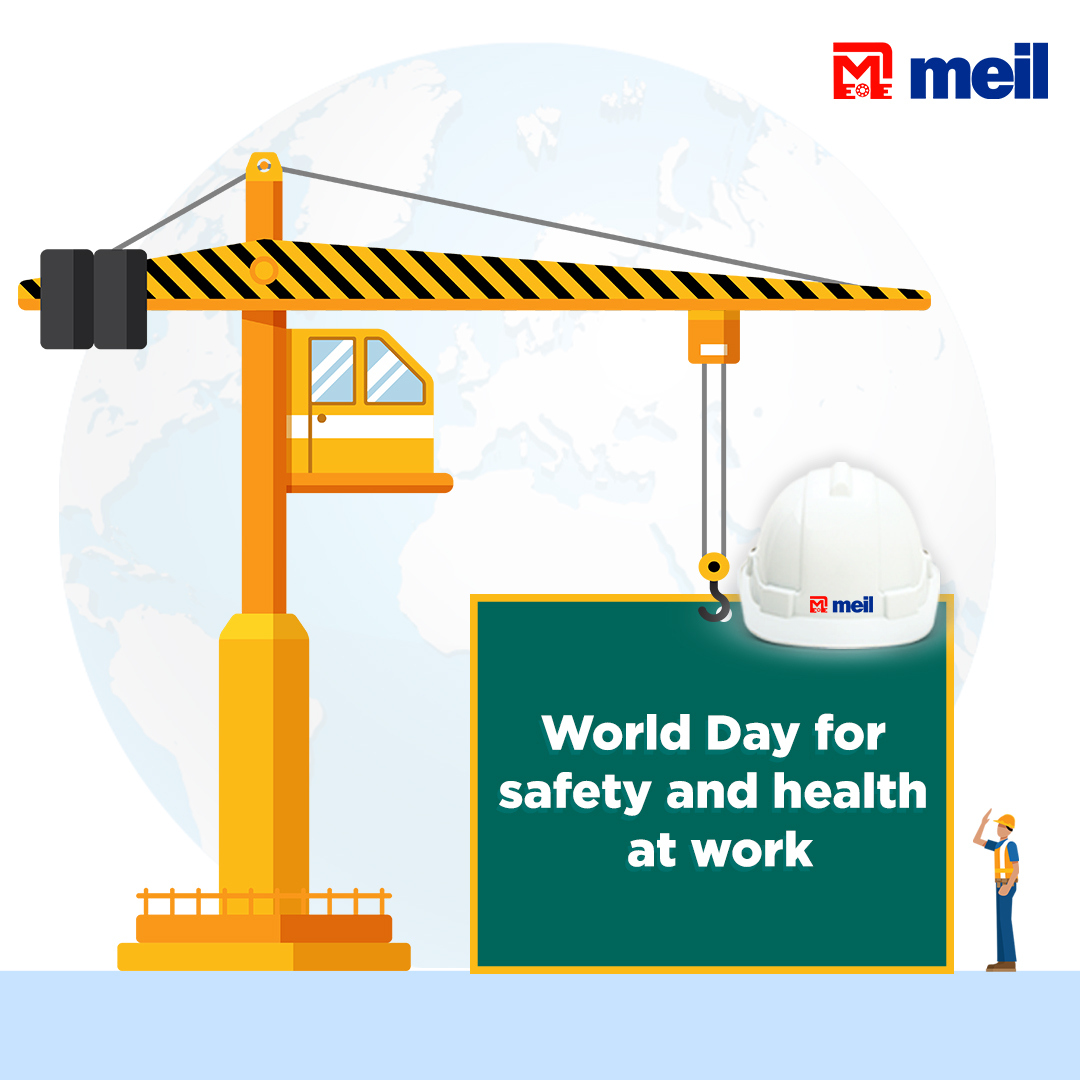 Every year April 28 is observed as the ‘World Day For Safety & Health At Work’ to spread awareness about a safe & healthy working environment. The #MEIL provides safe working conditions for all its employees.
#worldhealthday2022  #Worldsafetyday
#WorldDayForSafetyAndHealth