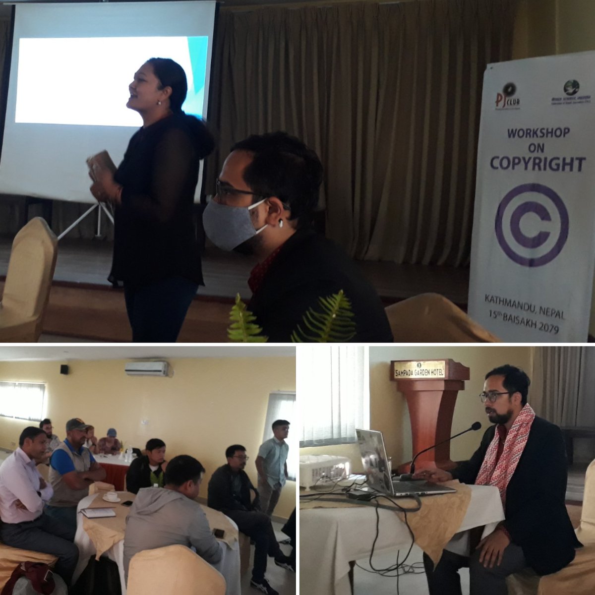 bikasrauniar's tweet photo. Workshop on Copyright m.28/04/2022
#PJClub #FNJ https://t.co/3CwwMfqv8e
