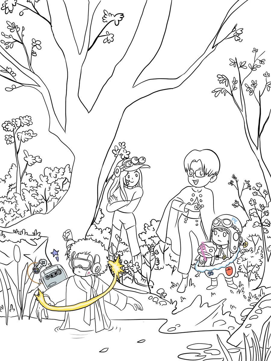 My new piece about the LonelyPop family's expedition into the jungle. What do you think of it? . Give me some comments. Thanks!
<a href="/LonelyPopNFT/">LonelyPop 🍭</a> 
<a href="/radiosolace/">radiosolace</a> <a href="/BushRobins/">Noinah🍭</a> <a href="/rei_0xstudio/">RΞi</a>  
<a href="/0xsoupnft/">soup</a> <a href="/0xMrVortex/">Vortex 🍭</a> <a href="/PancakeSyrupNFT/">Pancake 🥞</a> <a href="/0xMrVortex/">Vortex 🍭</a> <a href="/peppergum_/">peppergum</a> 
#LonelyPopFanArt