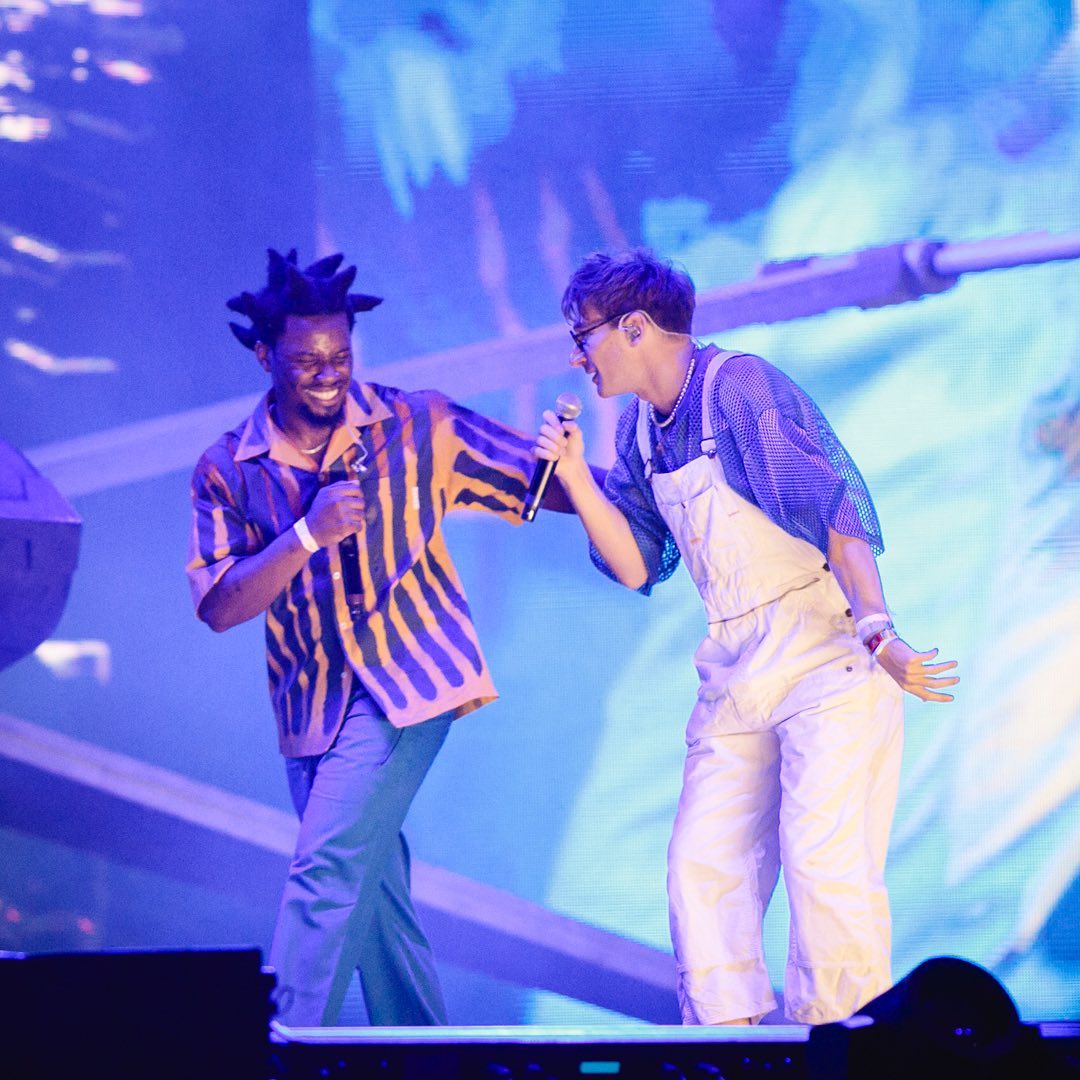 The moment <a href="/denzelcurry/">Denzel Curry</a> brought out <a href="/GlassAnimals/">Glass Animals</a> for a surprise performance at <a href="/coachella/">Coachella</a> 🔥