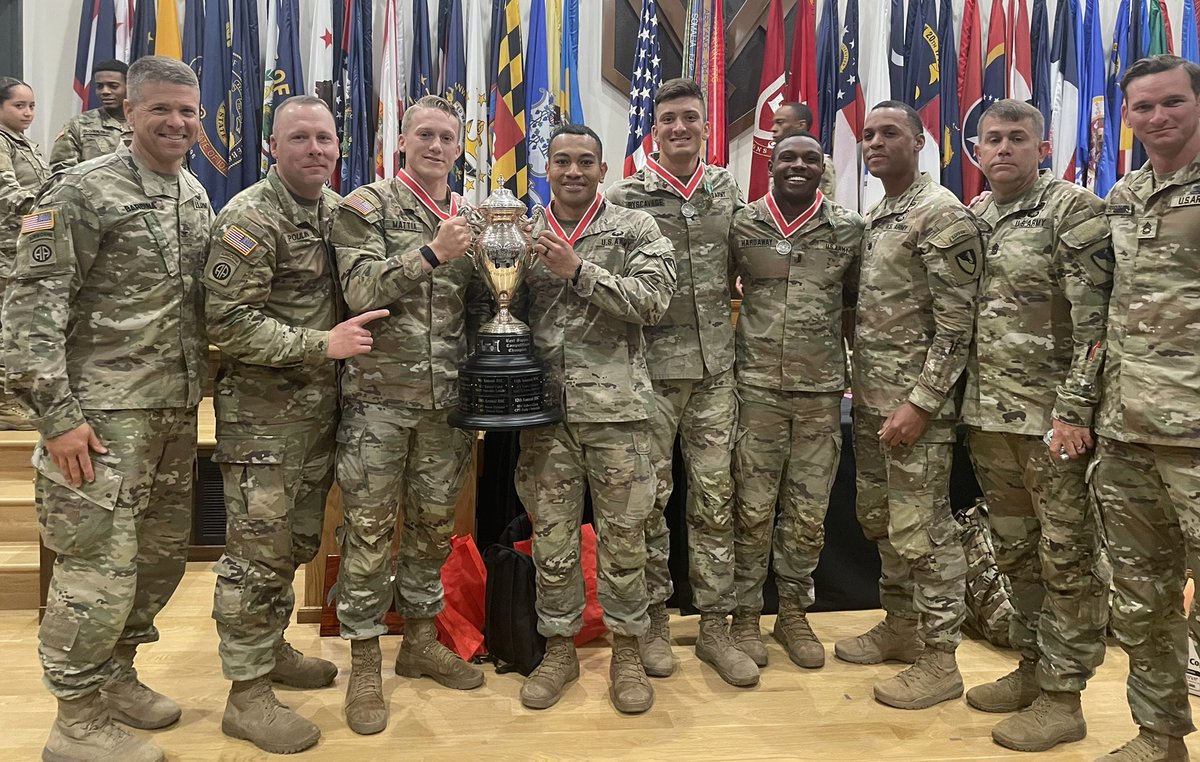 AnthonyBarbina's tweet image. Still amazed by our @36thENBDE teams at #BestSapper. I'm still on cloud 9!! Congrats to Team #17, 1LT Eric Mattia &amp;amp; CPT Alaimoana Paunga, for winning the 15th Annual  #BestSapperCompetition 2022!#StayRugged!

#EarnTheRight #WinningMatters 
@iii_corps @36Rugged @USAEnReg