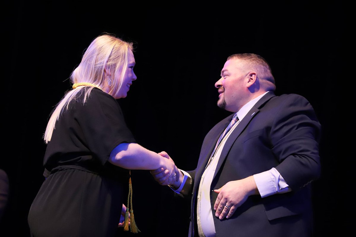 Celebrating excellence! We honored our Triton Excellence Award winners, Honor Program graduates, Military &amp; Veteran graduates, and inducted 297 students into the Honor Society tonight at our Night of Excellence! Images at facebook.com/iowacentral  #TritonNation #TheTritonWay