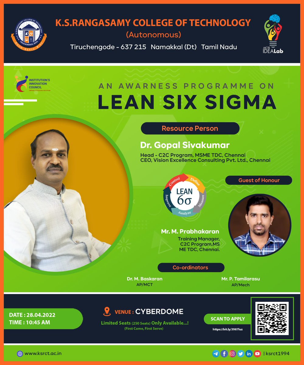 K.S.Rangasamy College of Technology (@ksrct1994) on Twitter photo 