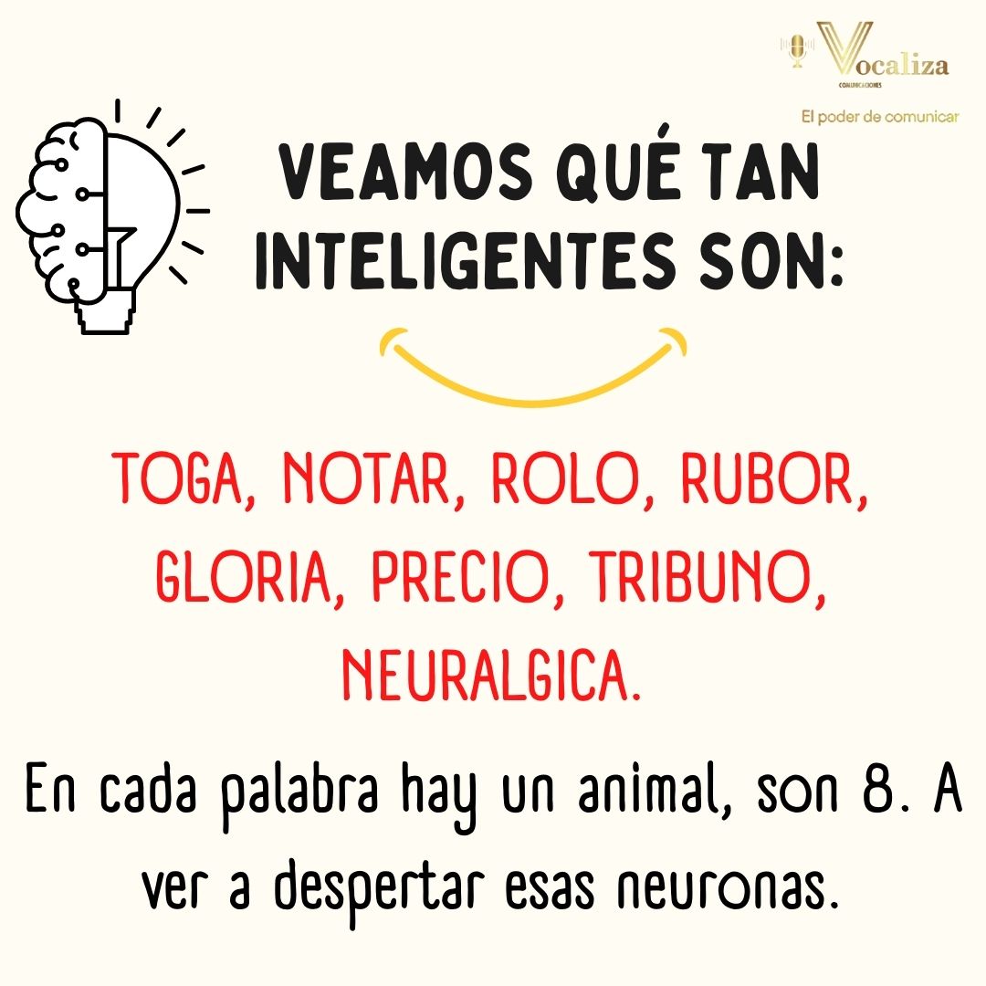 Vamos, te invito a hacer una pausa mental divertida,  Los ejercicios de gimnasia cerebral permiten ejercitar tu cerebro y aumentan tu concentración.

Si te gustó dale like, escribe logrado y comparte. 😀👍

#felizdía #jueves #gimnasiacerebral #pausamental #juegosmentales