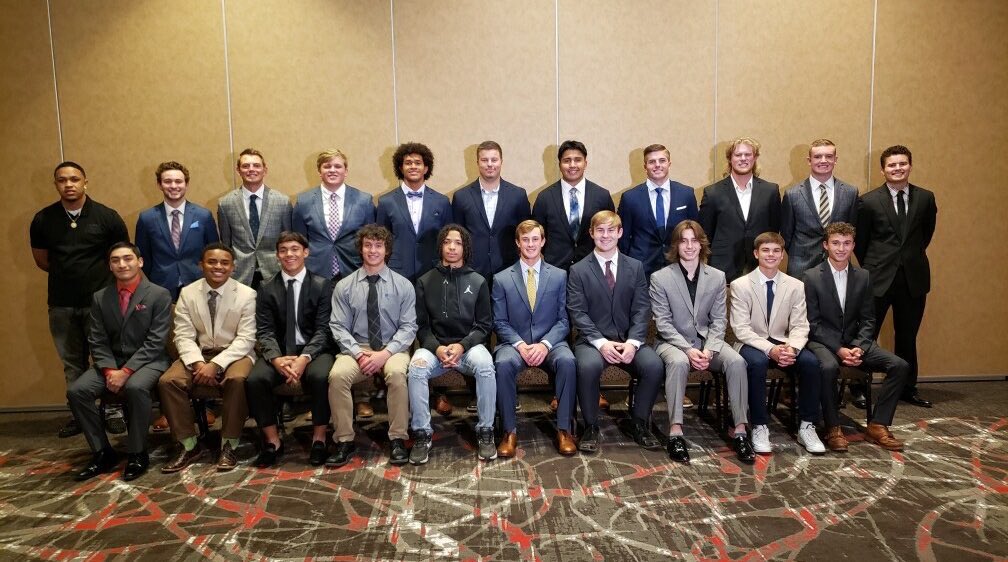 NFFTexasTech's tweet photo. We celebrated the positive impact of amateur 🏈 football on the South Plains‼️
@shallowaterisd | @FrenshipISD | @MuleshoeISD | 
@lubbockcooper | @Snyder_Tigers | @AthleticsLISD | @newdeal_lions | 
@IdalouISD | @Andrews_ISD  | 
@RooseveltISD | @hellasconstruct | 
@PlainsCapital https://t.co/nu1DEiv3YT