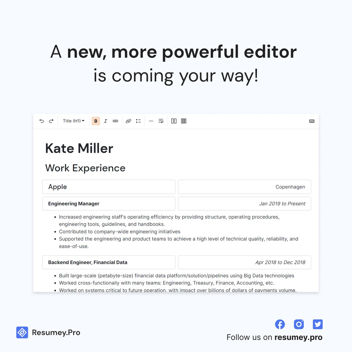 Yes, that's right!

Beta version of the new editor is out now. Try it out and see for yourself 😁

We're also doing a giveaway for 20% coupon code across all plans.

Comment below if you'd like a coupon code! We will DM it to you :)