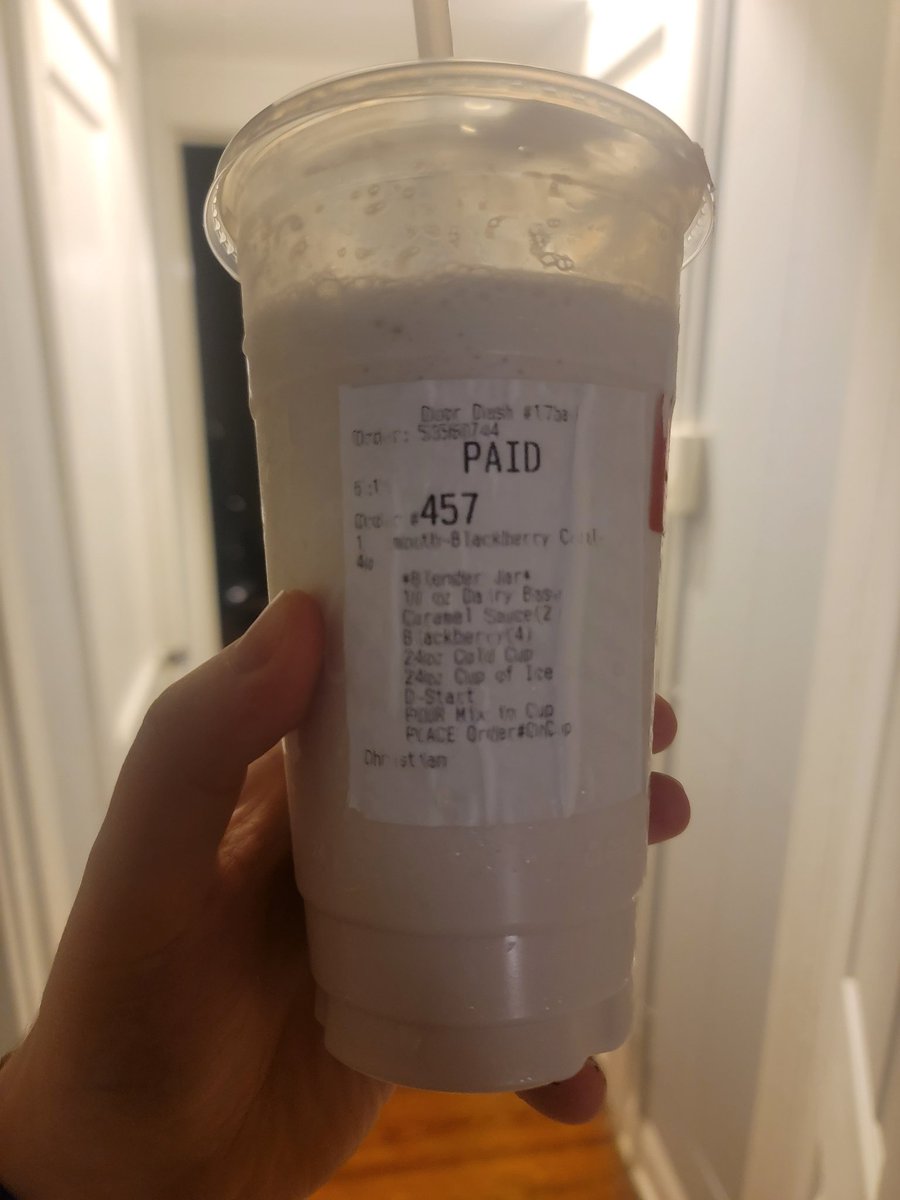 CSweeney4389's tweet photo. @ATWWDpodcast @TheEmSchulz @xtineschiefer #teammilkshake #atwwd @Wawa Blueberry Clobber flavored Yummy 😋🤤 https://t.co/5ZLi5Sassr