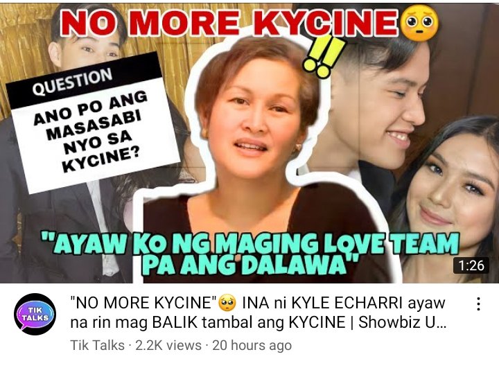 kcnelites's tweet photo. 🚨FAKE NEWS ALERT🚨 

As far as we know, Tita Marie never said anything about KyCine’s loveteam. Don’t involve anyone on your fake news spreading. Let’s all report this video and don’t engage on it by viewing it and commenting on it. Just report! Thank you! https://t.co/sVcHmzPVXy