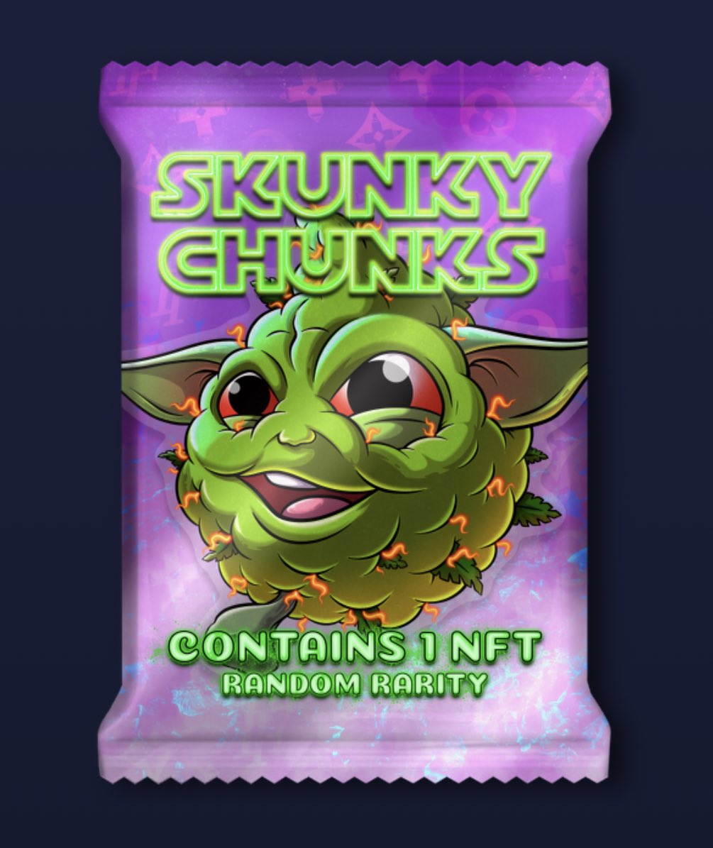 To commemorate the #MayThe4th pack drop, we have a #SkunkyChunk Pack to #Giveaway 😳🤯🥳

To enter, do the following:
🎯 Like, RT, and follow (us 😎)
🎯 Tag 3 frens who love #NFTs
🎯 Comment your #WAXP wallet

Winner chosen Sunday, May 8th