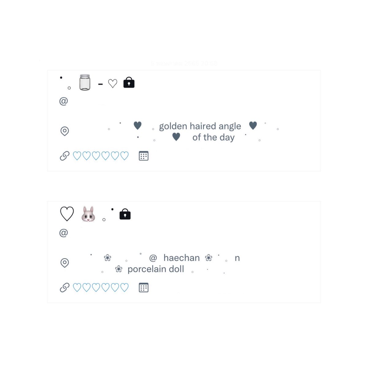 ♥︎ ♥︎          𓈒  free free   𓈒 

⠀ 𓈒  mini bio loca  𓈒                     ♥︎
⠀⠀ rt  follow  𓈒  mt anything