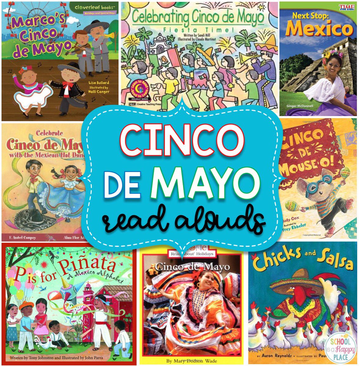 BTPSLearns's tweet photo. Celebrate Cinco de Mayo with a 🪅🇲🇽Fiesta of Books 📚! @BrickSupt @Brick_K12 #CincodeMayo #BrickReads https://t.co/aBzj2855se