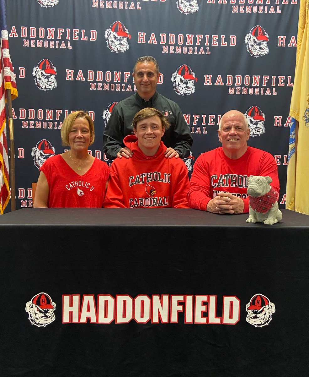 HMHSathletics's tweet photo. HMHS is pleased to announce that Brett Agnew will continue his academic career at The Catholic University of America and play football for the Cardinals https://t.co/7SlW9m8NYC