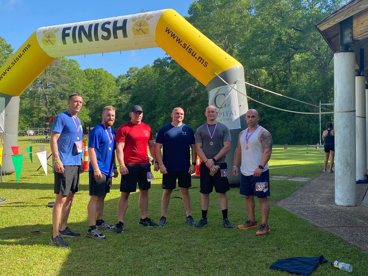 mchappell8's tweet photo. Had an awesome time with community members and other #FirstResponders @ bouge chitto waterpark in at the #MSAdoptaHero #HeroDash #5kobstaclecourse https://t.co/wOMU6bO1cS