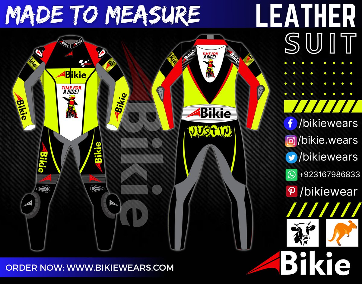 BikieWears's tweet photo. Motorbike suit for the riders to move on the track 😊. This suit will provide you the maximum comfort and safety 🦺 during your journey on the track 🌝. So, order your custom gear now for the season 2022.
.
#bikie #ridetorise #kawasakiz900 #kawasakiz1000 #ninjakawasaki https://t.co/FddV3w94Vl
