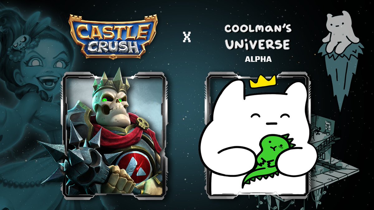 Castle Crush🔺 (@playcastlecrush) on Twitter photo Yay! We’re collaborating with <a href="/CoolmanUniverse/">Coolman's Universe</a> Alpha Community 😎
🎁 GIVEAWAY - 5 WL spots. 5 Winners.
To enter:
1. Follow <a href="/CoolmanUniverse/">Coolman's Universe</a> and <a href="/playcastlecrush/">Castle Crush🔺</a>
2. Like & RT
3. Tag 3 frens, every 3 = entry
Ends in⏱️ 24 hours. Yay! We’re collaborating with <a href="/CoolmanUniverse/">Coolman's Universe</a> Alpha Community 😎
🎁 GIVEAWAY - 5 WL spots. 5 Winners.
To enter:
1. Follow <a href="/CoolmanUniverse/">Coolman's Universe</a> and <a href="/playcastlecrush/">Castle Crush🔺</a>
2. Like & RT
3. Tag 3 frens, every 3 = entry
Ends in⏱️ 24 hours.
