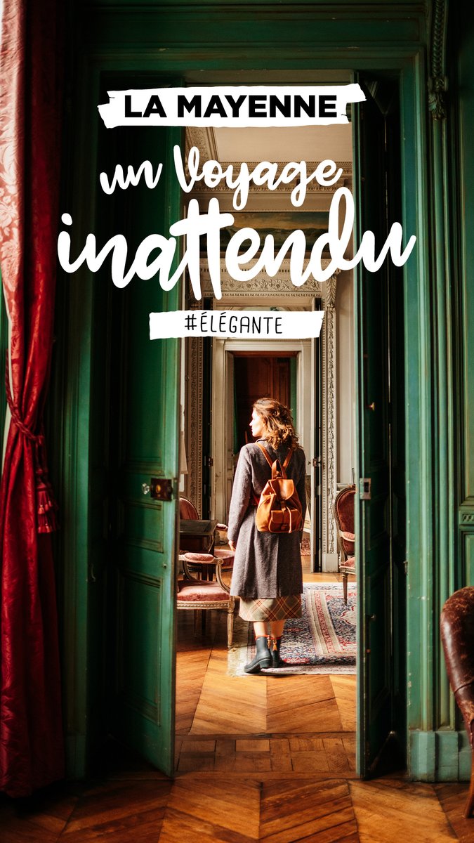 🤫 Découvrez tous les secrets de la #Mayenne au cours d'un voyage inattendu. 

Troisième secret : c'est le département français avec le plus de #châteaux habités... Ouvrez bien les yeux, et laissez vous surprendre au détour d'un chemin par les pépites de son #patrimoine caché. 🏰