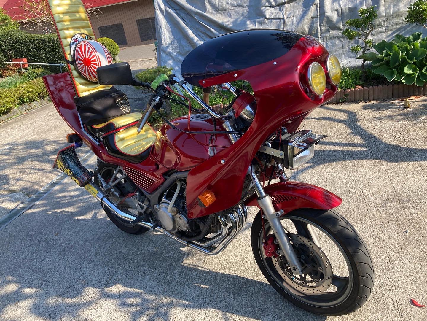 デュアルカウル ロケットカウル frp製 コミネデュアルロケットカウル