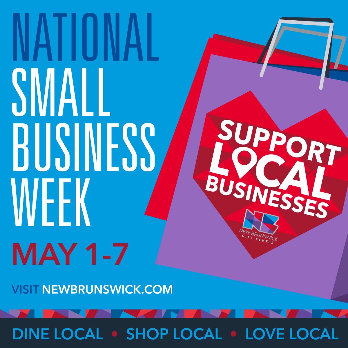 NBCityCenter's tweet photo. Mention your favorite spots in New Brunswick below in celebration of National Small Business Week! ππβ€οΈ
Shop Local at https://t.co/Qe7GASqr1d.
#SupportNewBrunswick #nj #supportsmallbusiness #njstrong #supportlocal #shopslocal #shoplocalnj #smallbiz #smallbusinessowner https://t.co/M3ImgZ05SI