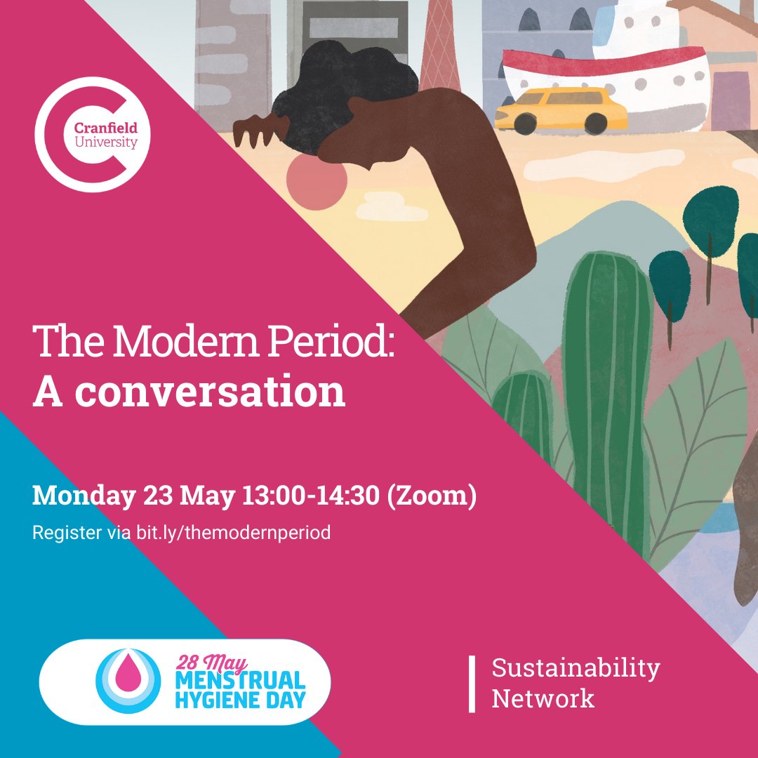 In recognition of #MenstrualHygieneDay, we are having a student takeover on our Sustainability Network Speaker series! Join our online lunchtime seminar: hubs.la/Q019C5T00 <a href="/MHDay28May/">MenstrualHygieneDay</a>
#MHDay2022 #WeAreCommitted #EndPeriodStigma
#EndPeriodPoverty #sustainableperiod