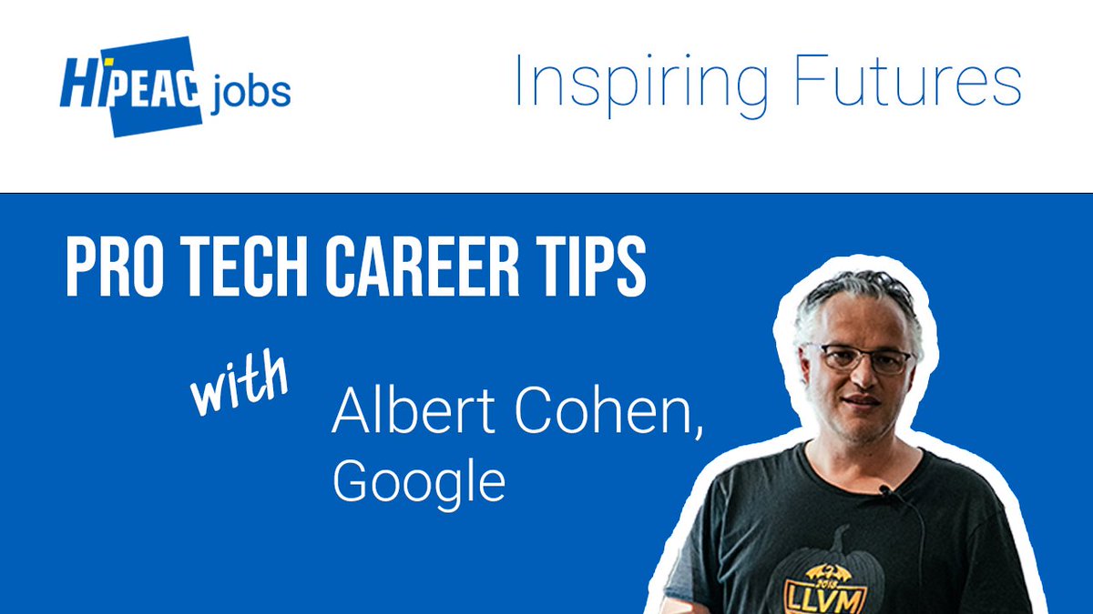 hipeac's tweet photo. 📺 👀New video on #HiPEACTV! 
Find out how @ahcohen's career in #compiler design took him from research @Inria to @Google via @llvmorg. Plus what brains 🧠 have to do with dragons 🐉
Talk from @hipeacjobs #InspiringFutures session at CSWAutumn21
👉 https://t.co/mJSSNcd7DR https://t.co/UJUrlOxpiz