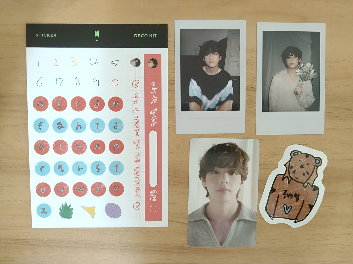 _m3ngthv's tweet photo. ˗ˏˋ happy mail (◍•ᴗ•◍) ˎˊ˗
     ꒰ #_m3ngthvmails ꒱

taehyung deco kit is finally home 🥳 tysm for packing it safely ! until next budol 🥰

𓄲 @jxc_cart https://t.co/Im6q7fpwKn