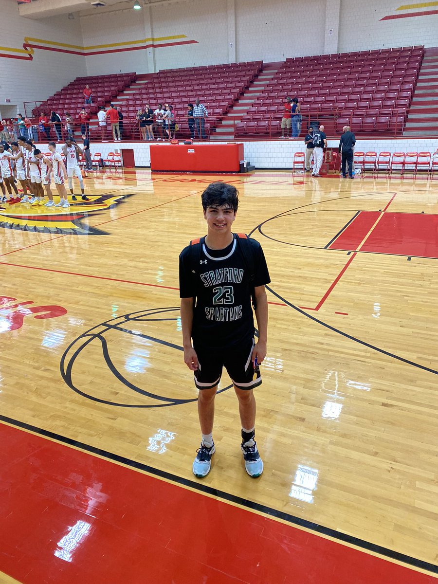 <a href="/LukeHatcher2/">Luke Hatcher</a> played his last game in a <a href="/StratfordSBISD/">Stratford HS</a> uniform! He competed in the <a href="/HABCA_/">Houston Area Basketball Coaches Association</a> All-Star game last night. You have made an impact on this program that will never be lost. You are the epitome of the #StratfordWay
