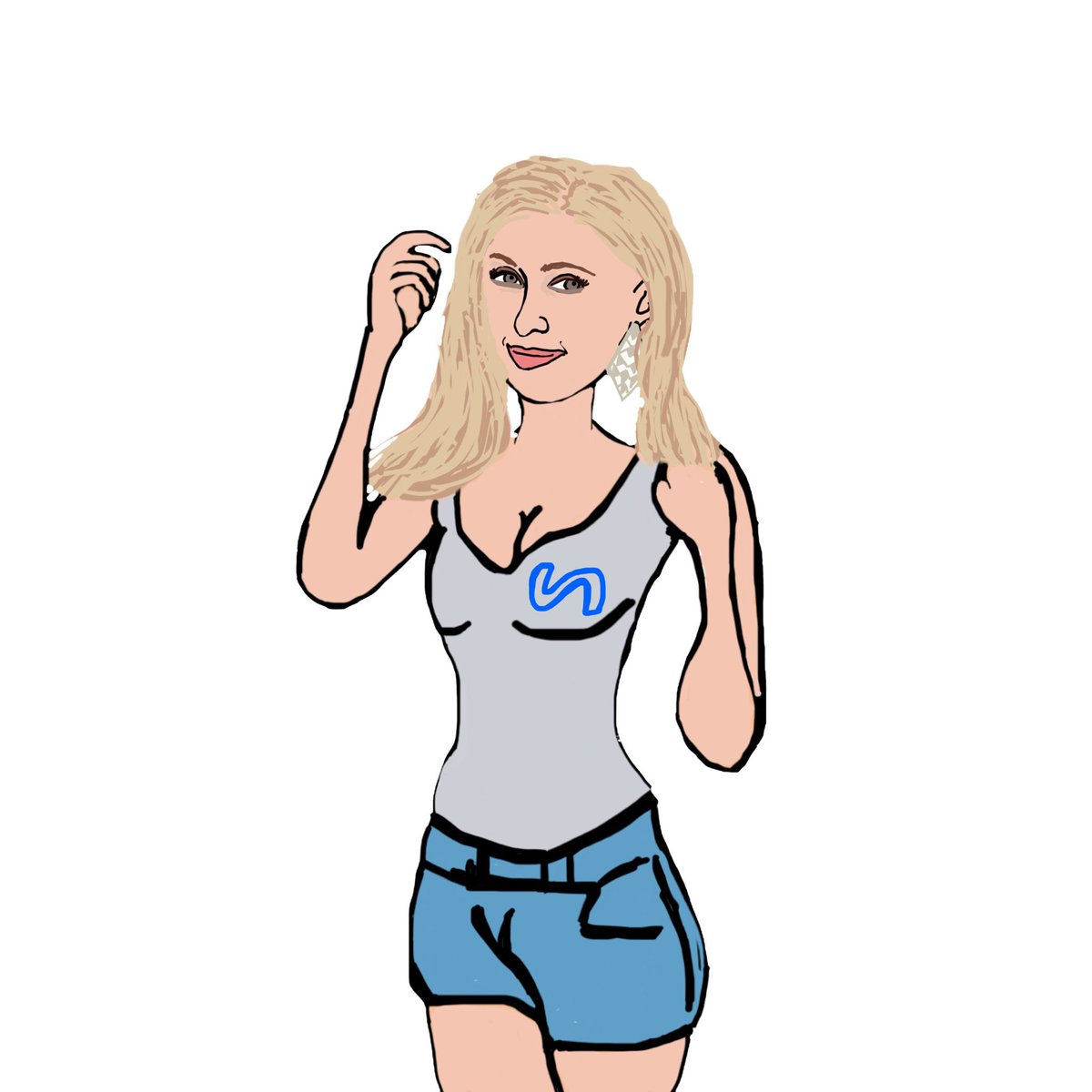 TheScandis's tweet photo. @ParisHilton loving your World of Steven top! Any style tips you wanna share? #NFTFun #NFTCommunity #ParisRules https://t.co/f3rKElvXUu