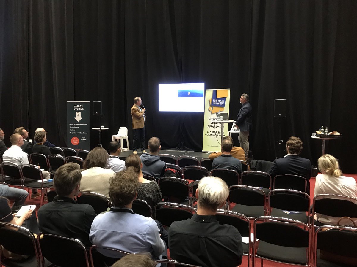 Företagarforum pågår för fullt i Sandviken med vätgas på agendan.
⁦<a href="/VatgasSverige/">Vätgas Sverige</a>⁩ ⁦<a href="/Lhyfe_hydrogen/">Lhyfe</a>⁩ ⁦<a href="/regiongavleborg/">Region Gävleborg</a>⁩