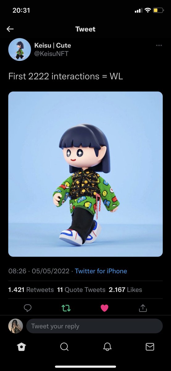 LuynLuyn_ETH's tweet photo. @KeisuNFT ❤️ https://t.co/prSj2g0OYj
