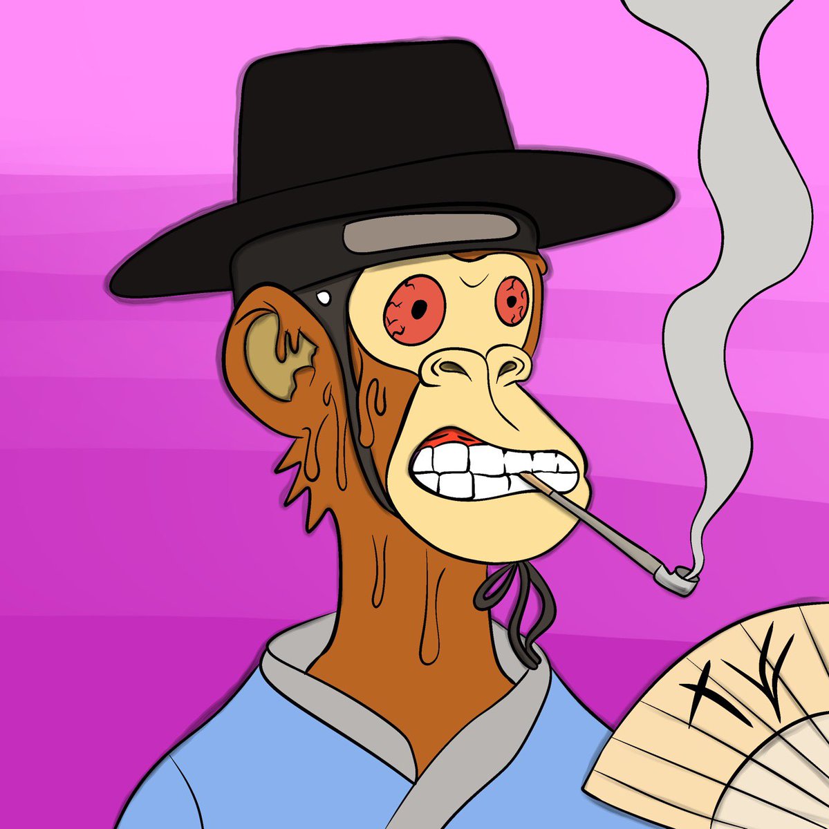 Korean traditional costume version ❤️<a href="/trippinapes/"></a> #TrippinApeNFT #FANART#