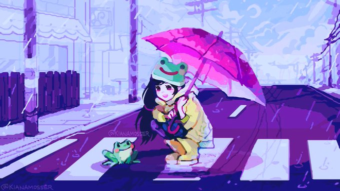 「pink umbrella」 illustration images(Latest｜RT&Fav:50)