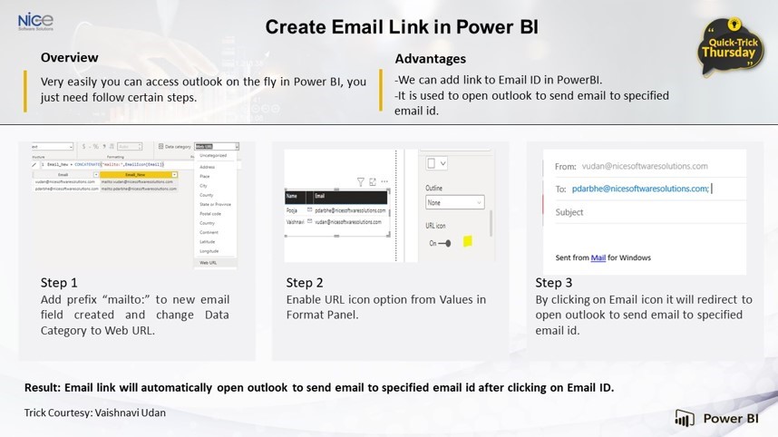 NiceSoftwares's tweet image. Dear Folks,
 Here we go, with the second trick of our #QuickTrick #ThursdaySeries Hope you will find it useful!
.
.
.
#powerbi #powerbideveloper #powerbidesktop
