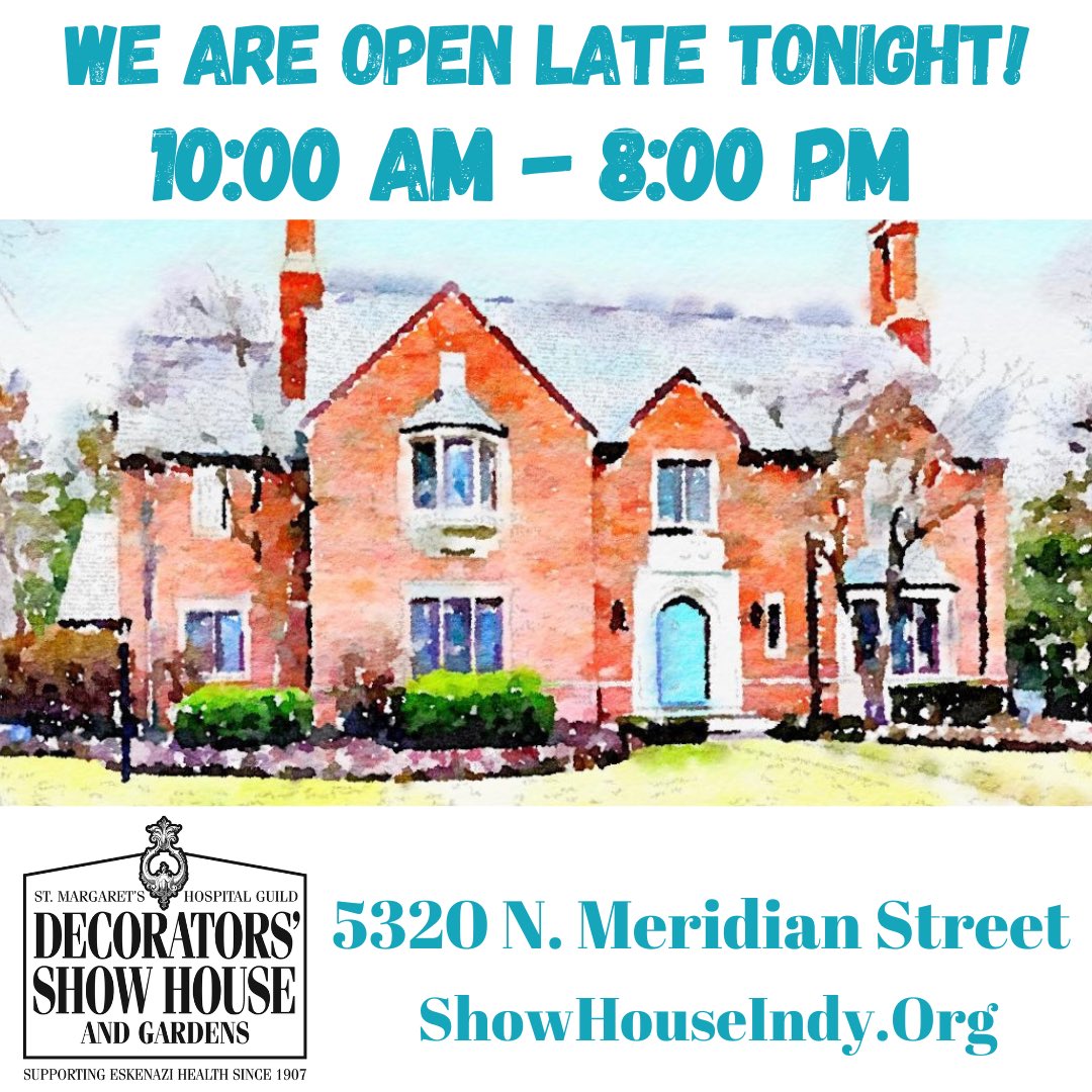 Indianapolis Decorators' Show House and Gardens on Twitter "Only a few