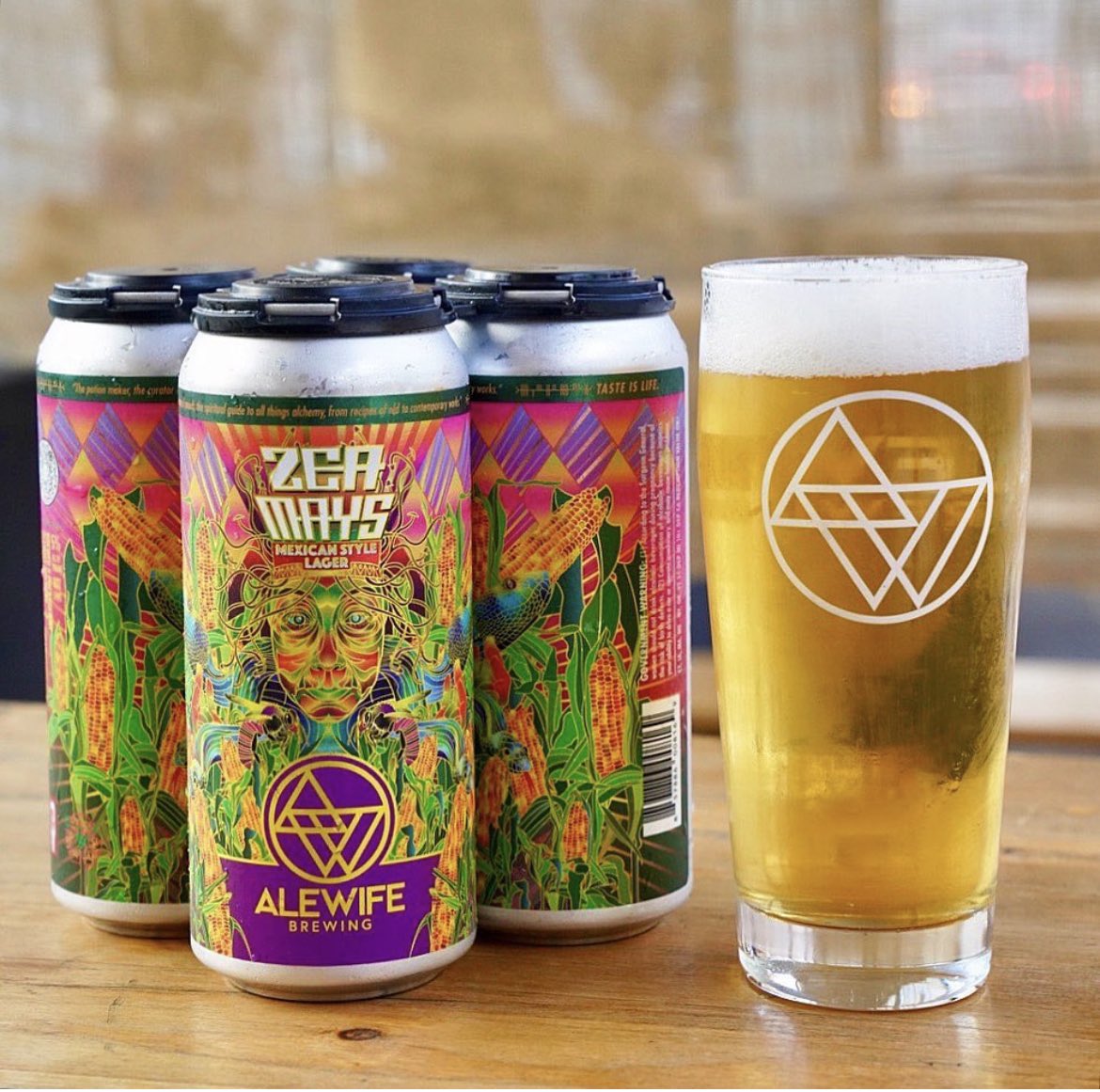 🚨 Zea Mays is brewed with flaked maize to create a high clarity lager with low bitterness. Perfect for hot summer days at 5% ABV.

Available today at the taproom, or for shipping & deliveries through our website. 🍻 #alewifebrewing #tasteislife