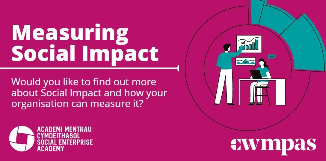 Social Enterprise Academy Wales is holding an open taster session on #SocialImpact on 12th May. Join us online to find out more about the benefits of measuring social impact: buff.ly/3PbTsfJ <a href="/Cwmpas_Coop/">Cwmpas</a> <a href="/socialbizwales/">Social Business Wales</a> <a href="/gwen_mair/">Gwenllian Thomas</a> <a href="/sea_worldwide/">Social Enterprise Academy International</a>