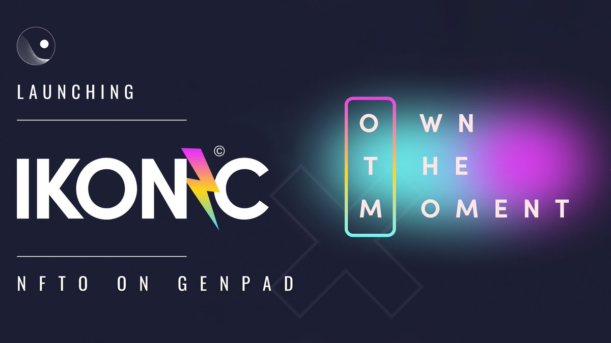 GenShards's tweet photo. 🚩The world’s 1st #esports #NFT marketplace — @official_ikonic launches on Genpad 🎮

✨Whitelists are now open !

👉Open to Access Club &amp; Community 

⌛️Forms close 1PM, UTC 11May

📌 Details in this Medium Post
https://t.co/Ep2Z98qMzN https://t.co/RbbMMIETfL