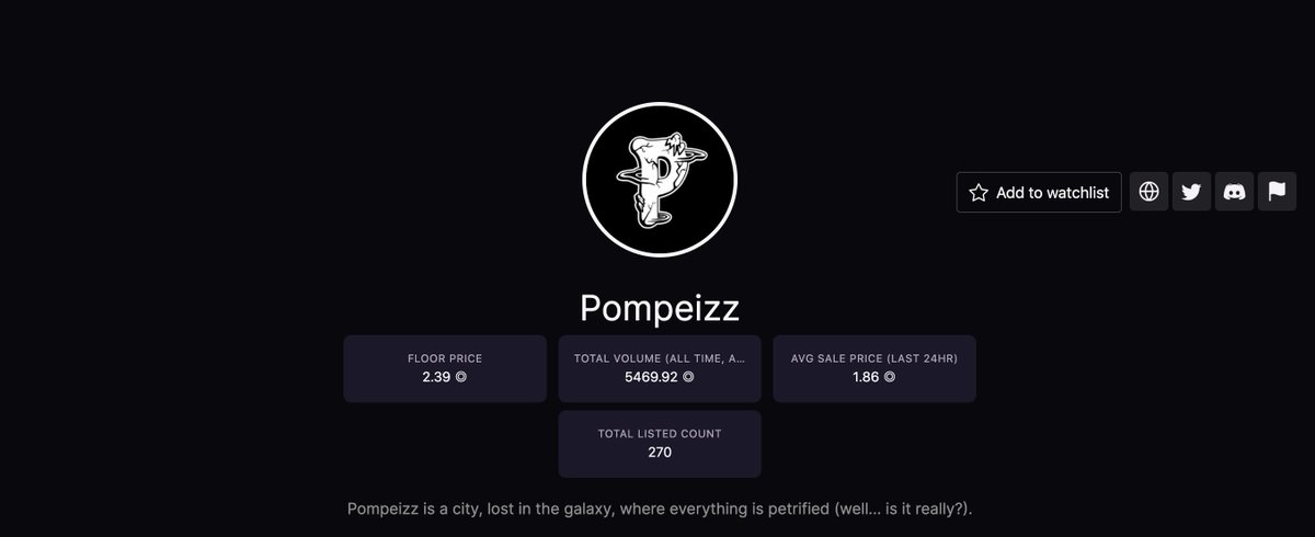 0xPlayboy's tweet photo. Told you so....
FP: 1.4 ---> 2.5
Listings: 390 ---> 270

Don't fade @Pompeizz and @iLikeBlue_sol 🌋 https://t.co/TCOSb2qyXy