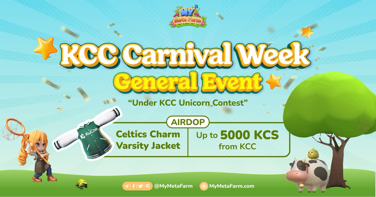 0xtunad's tweet photo. HOT AIRDROP! ONLY FOR @KCCOfficialTW AND OUR CITIZENS

Hurry up! Chance to own a limited-release Celtics Charm Varsity Jacket
Time: 10:00 (UTC) on May 6th
Besides, this is an opportunity to earn KCS (up to 5000 KCS as total rewards)
#KCC #Kucoin #giveaways #kccunicorncarnivalweek https://t.co/52AAfpJ16l