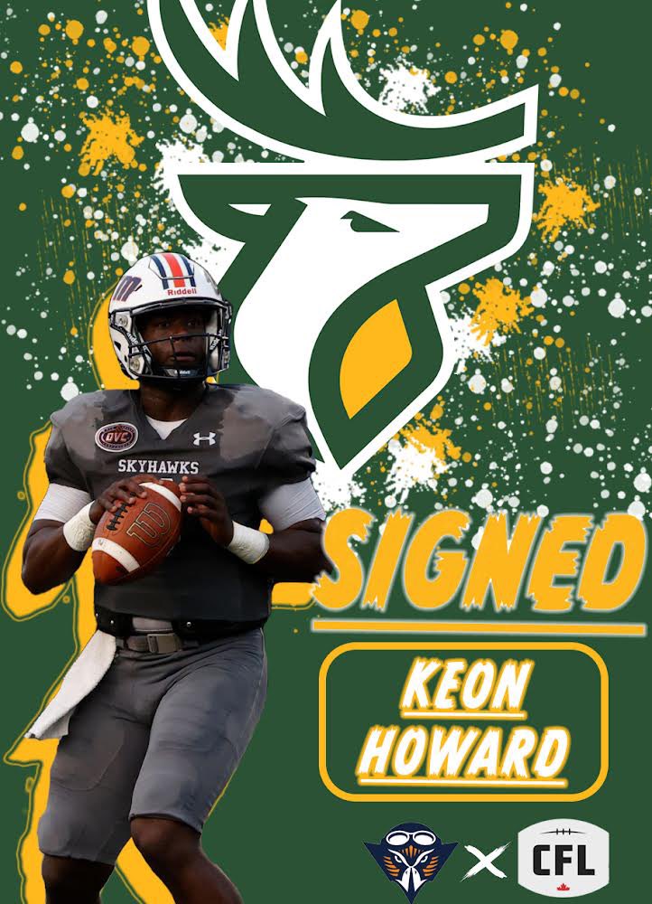 Congratulations to Quarterback Keon Howard @_KeonHoward2 on signing with the Edmonton Elks!
Martin Nation is proud of you!!! 
#MartinMade | #CFLDraft2022 #GoElks