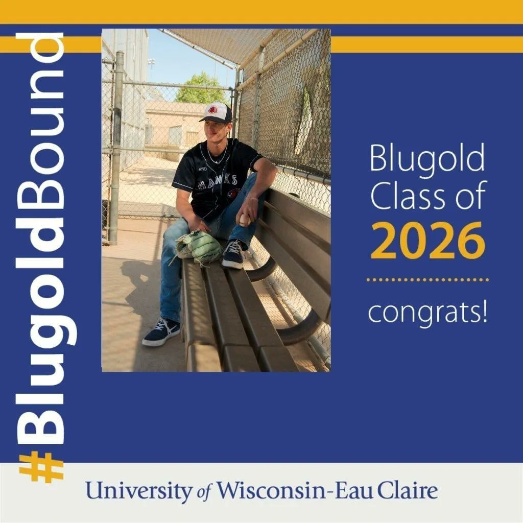 JamesWil200305's tweet photo. Excited to say, I am commited to UWEC!
@CoachBolden_
@UWECBaseball
@UWECblugolds
@Amanda33411029
@SScatassa
@Macsbsbl
#commited #scholarathlete https://t.co/Bg9h97fNbw