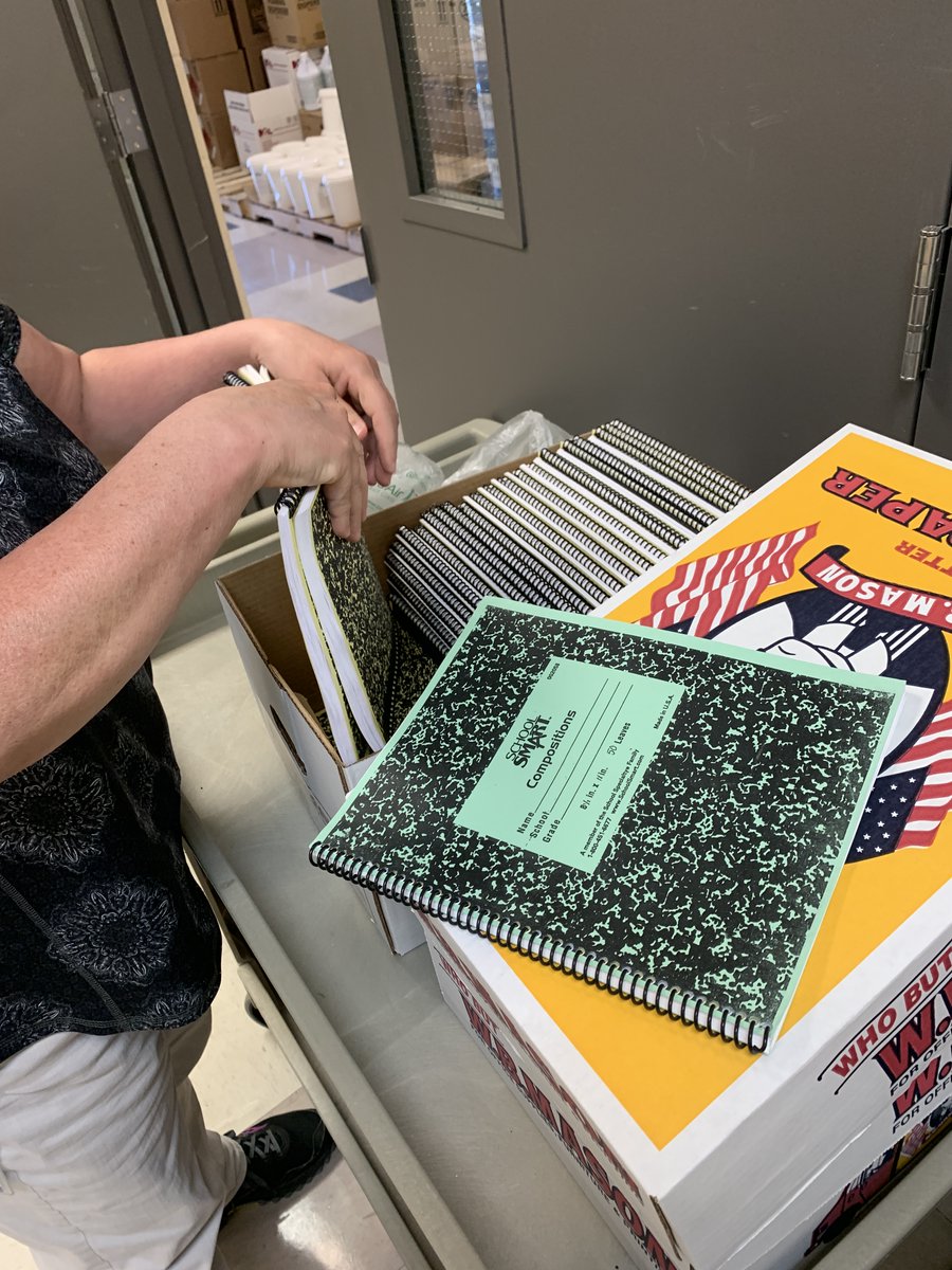 CLIU_DTP_DUP_DI's tweet photo. The Duplicating Center is busy restocking various writing books for the next school year. https://t.co/sgQUBlLyng