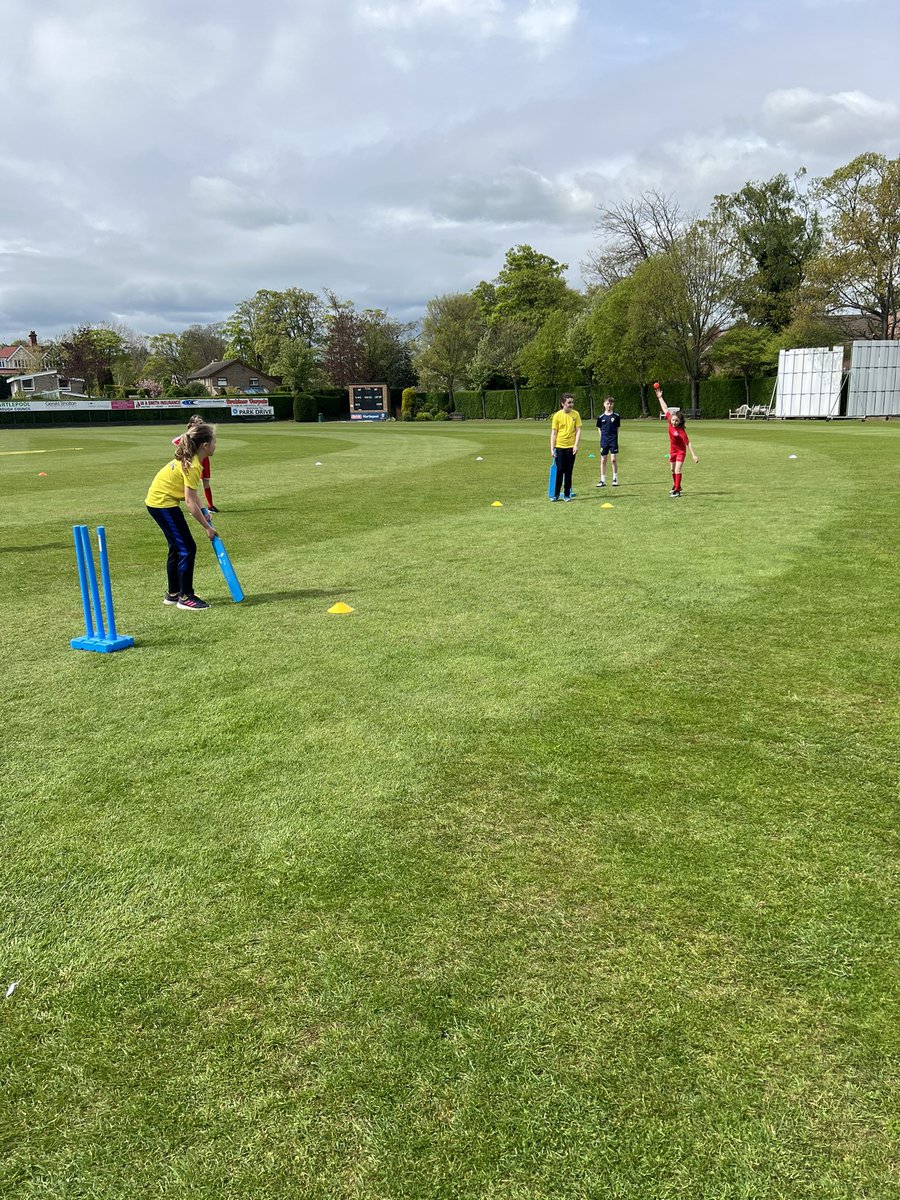 Such a lovely afternoon with our Y5 &amp; Y6 girls cricket from Throston and The Federation of Hart &amp; Elwick. Good luck in the next round.