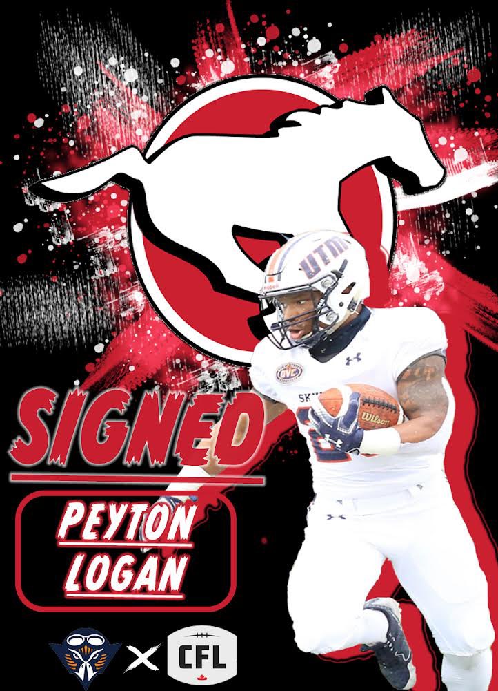 Congratulations to Running Back Peyton Logan on signing with the Calgary Stampeders!
Martin Nation is proud of you!!! 
#MartinMade | #CFLDraft2022 #FullOnStamps