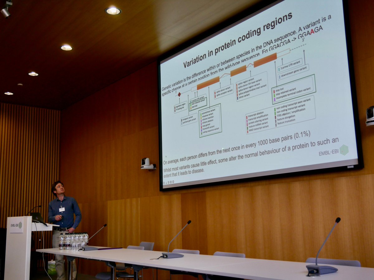 uniprot's tweet image. James Stephenson of @uniprot presenting on the functional consequences of amino acid variants at the ISB UK meeting #ukbiocuration2022 @biocurator